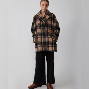Just female
Chelsea Oversized Plaid Coat